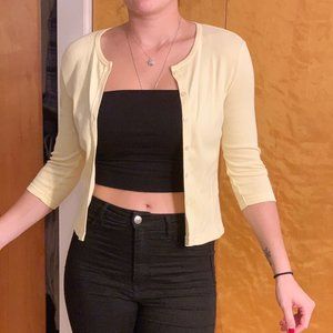 Yellow Cardigan